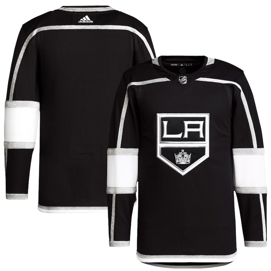 Men Los Angeles Kings adidas Black Home Primegreen Authentic Pro Blank NHL Jersey